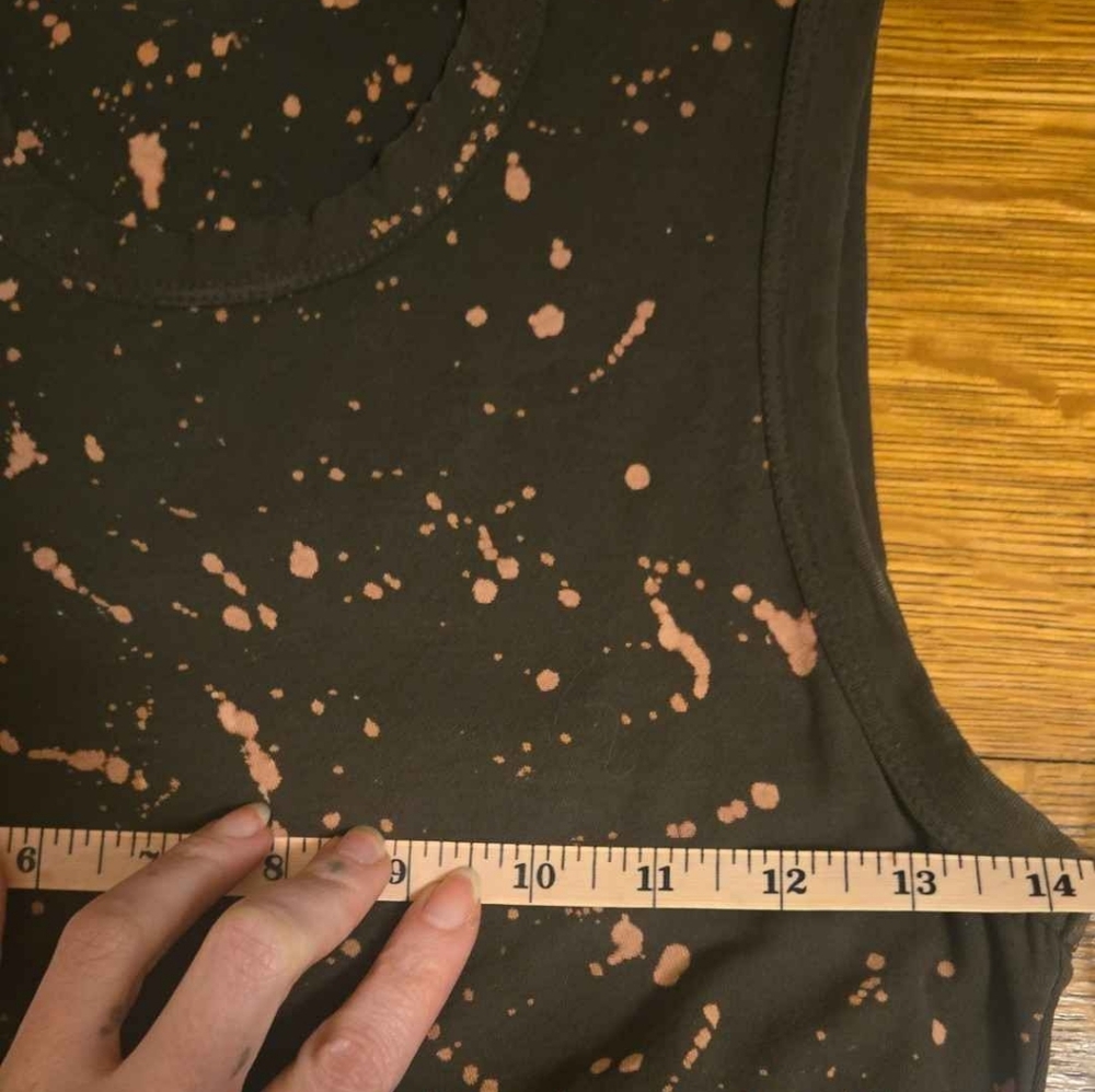 James Perse Bleach Splattered Dress - Picture 5 of 7